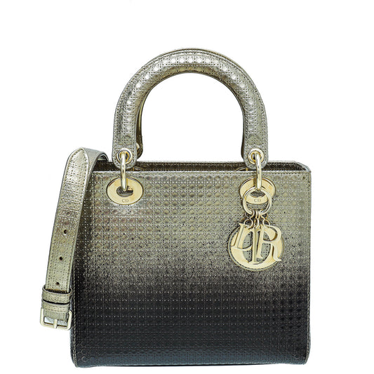 Dior Handbag Christian Ombre Lady Cannage Bag Medium Micro Shoulder Bag