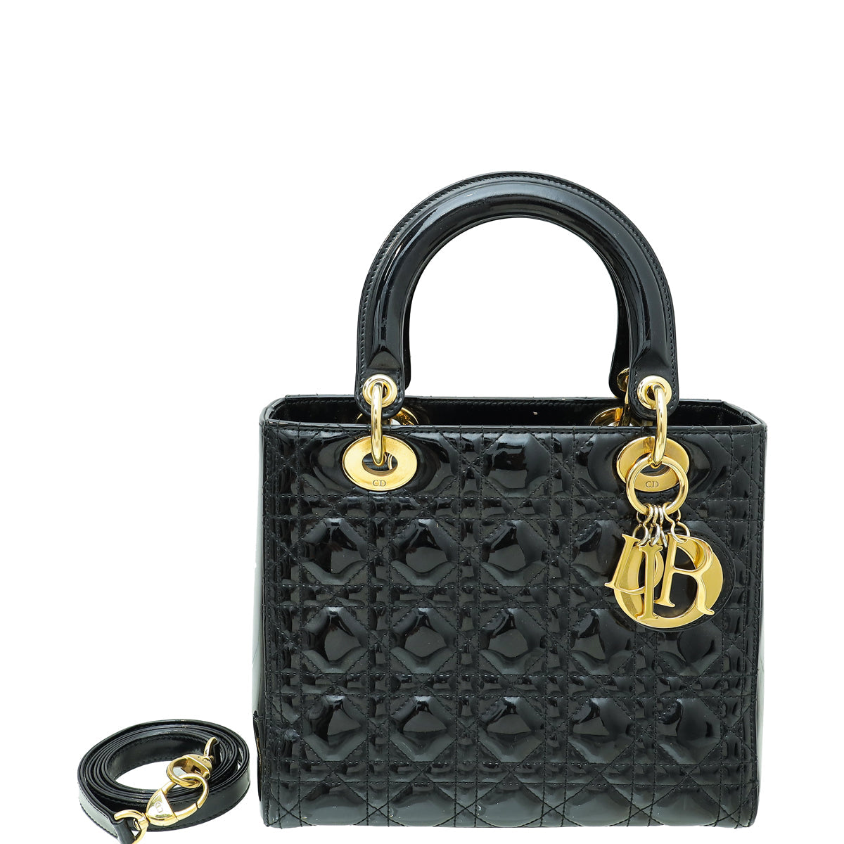 Dior Handbag Christian Lady Bag 5 Black Medium Shoulder Bag