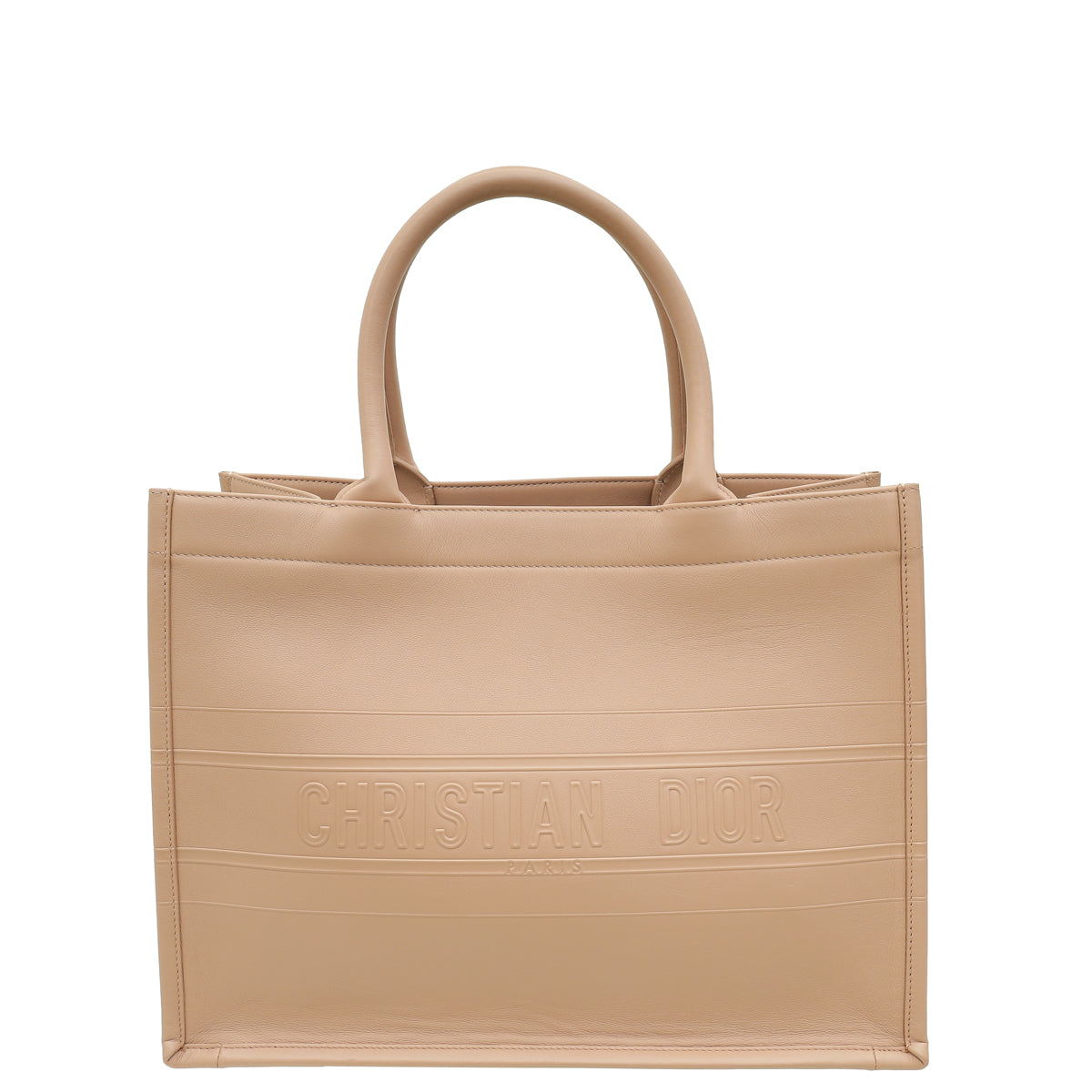 Dior Handbag Christian Blush Book Tote Calfskin Bag Medium Embossed Tote Bag
