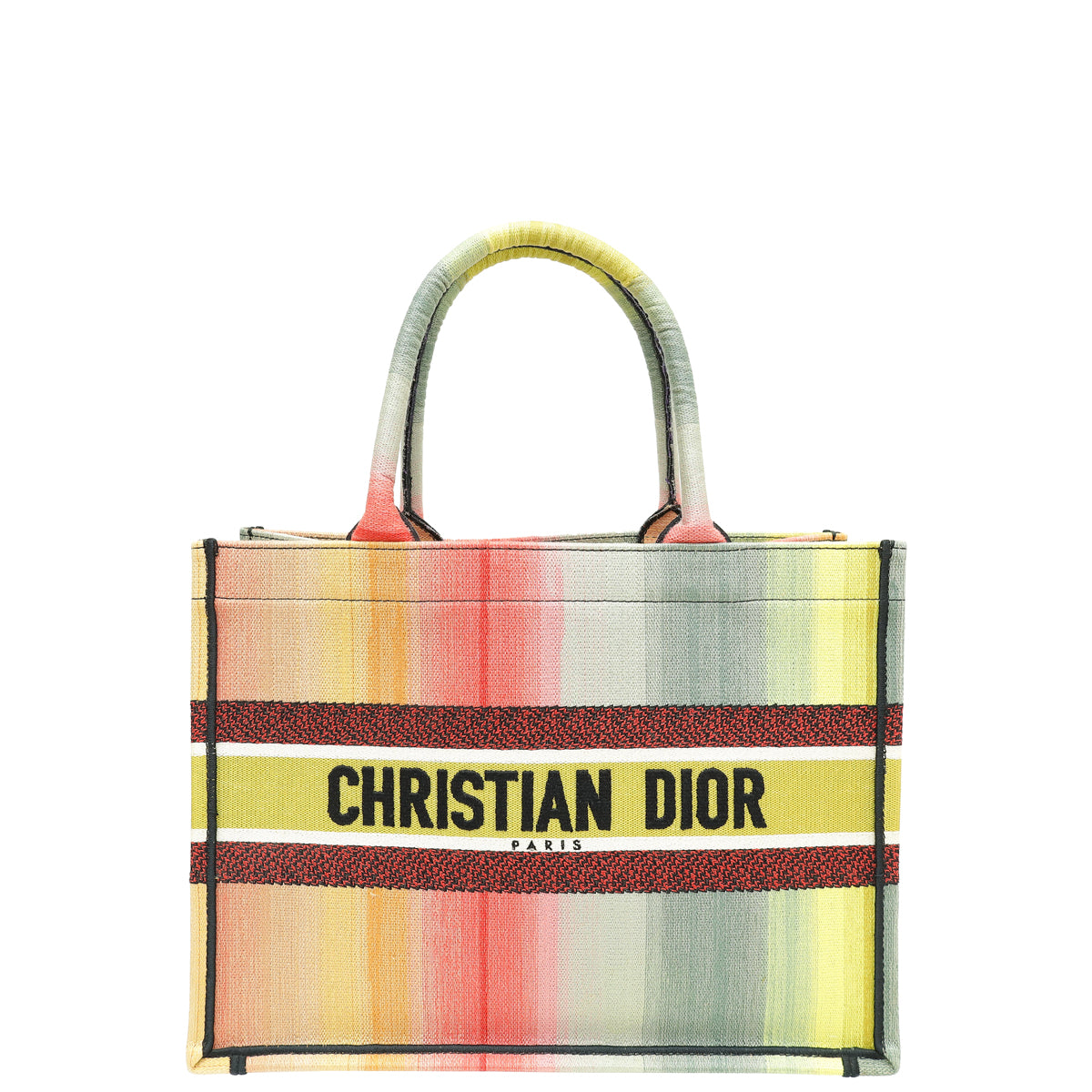 Dior Handbag Christian Book Tote Bag Multicolor Medium Shoulder Bag