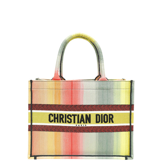Dior Handbag Christian Book Tote Bag Multicolor Medium Shoulder Bag