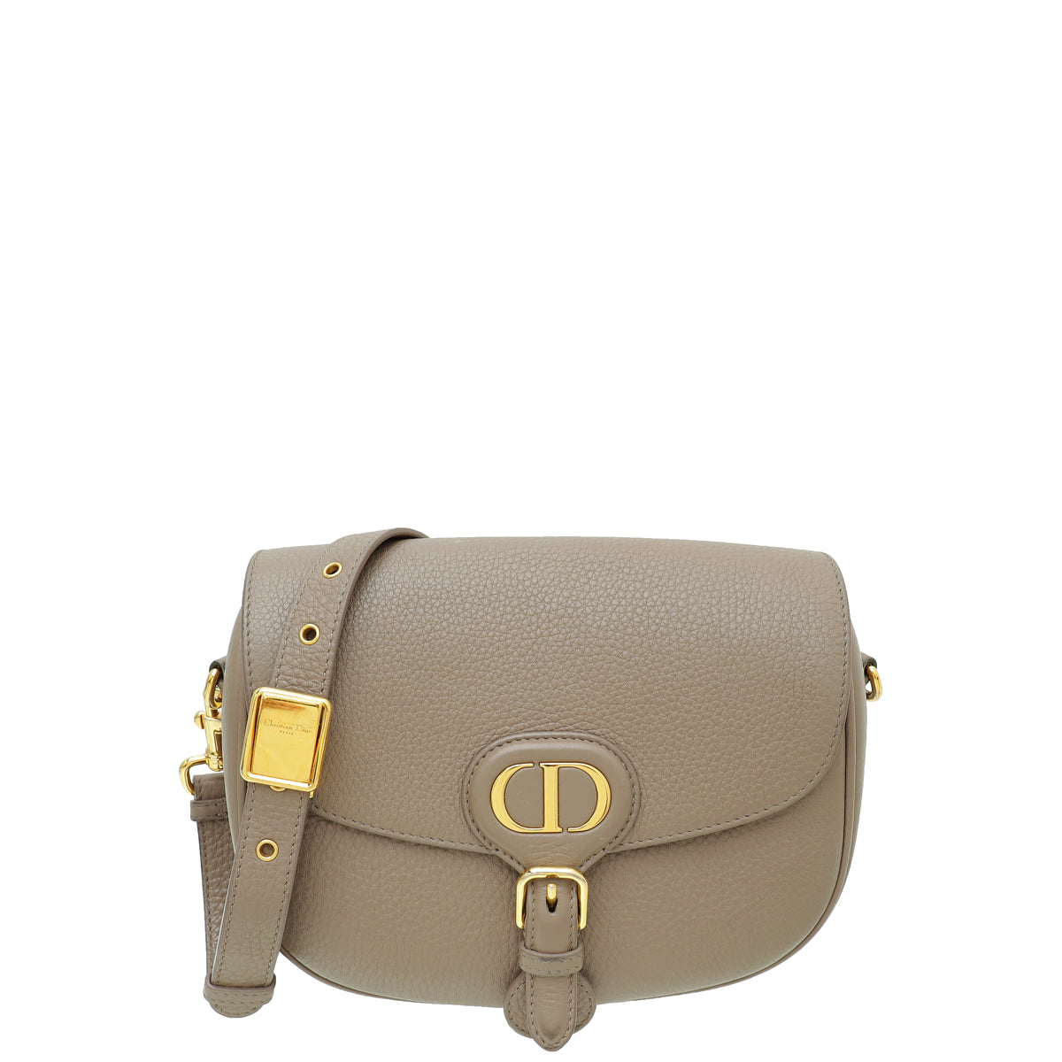 Dior Handbag Christian Taupe Bobby Bag Medium Shoulder Bag