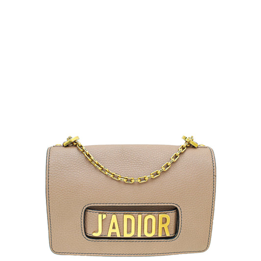 Dior Handbag Christian Dusty J'A Bag Pink Medium Chain Shoulder Bag