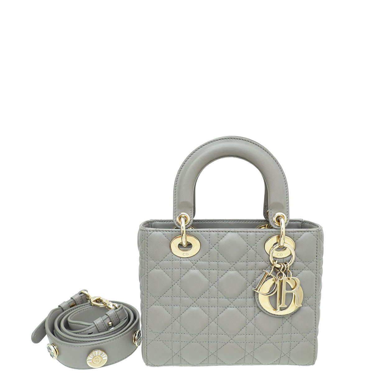 Dior Handbag Christian Grey Lady My ABC Bag 2 Gray Small Shoulder Bag