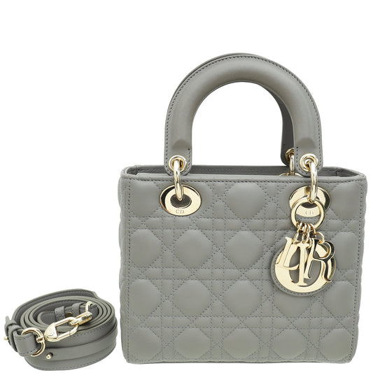 Dior Handbag Christian Grey Lady My ABC Bag 3 Gray Small Shoulder Bag