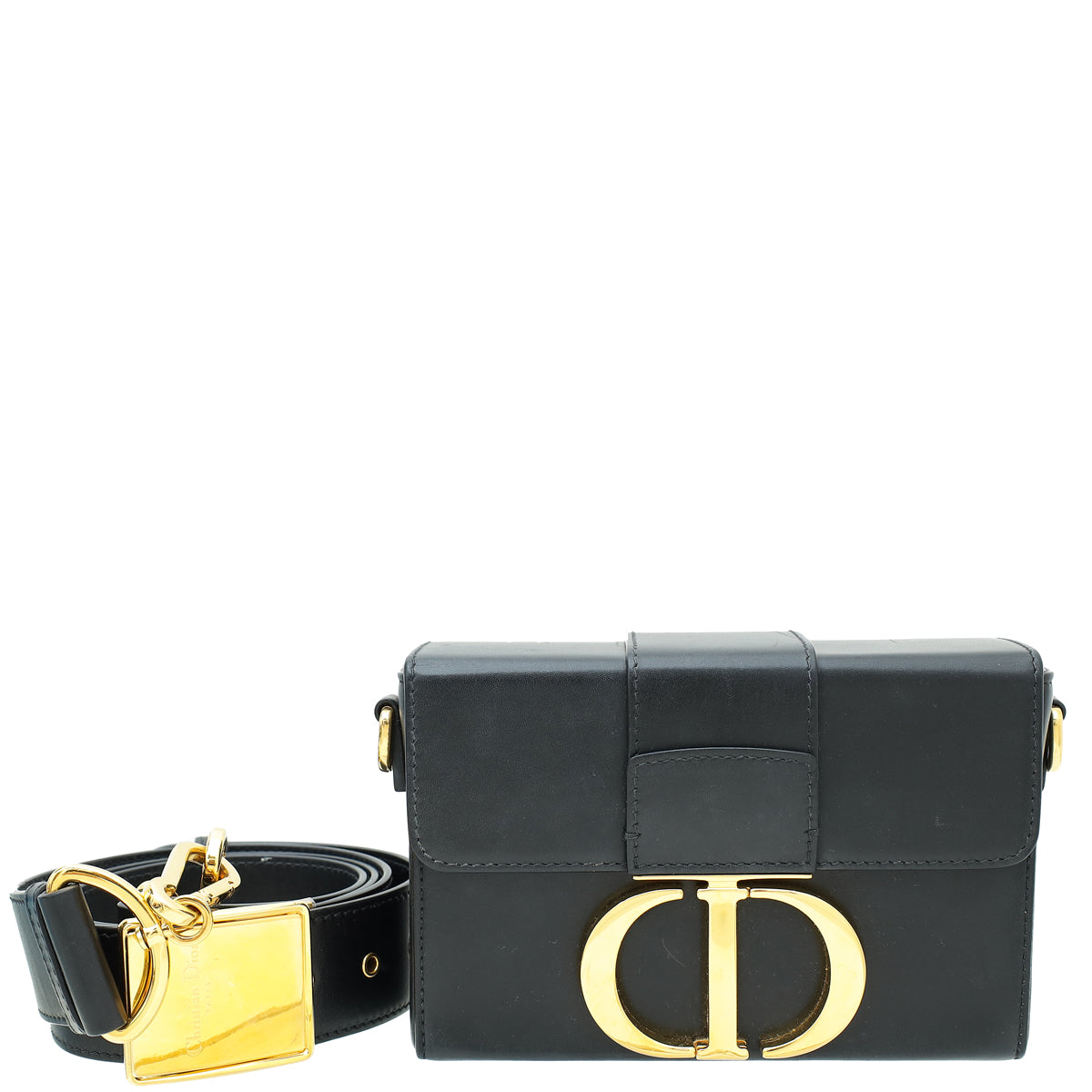 Dior Handbag Christian 30 Montaigne Box Shoulder Bag 2 Black
