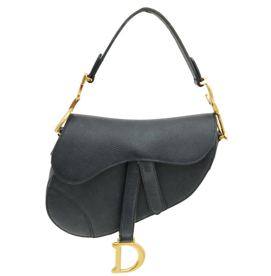 Dior Handbag Christian Saddle Bag 2 Black Mini Mini Bag Saddle Bag 2