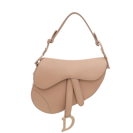 Dior Handbag Christian Rose Des Vents Ultra Matte Saddle Mini Mini Bag