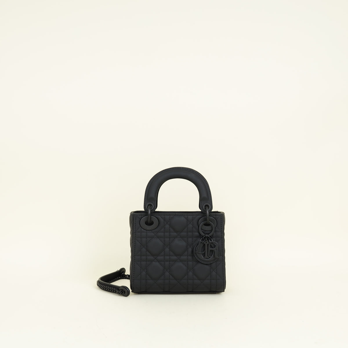 Dior Handbag Christian Ultramatte Lady Bag Black Mini Chain Shoulder Bag