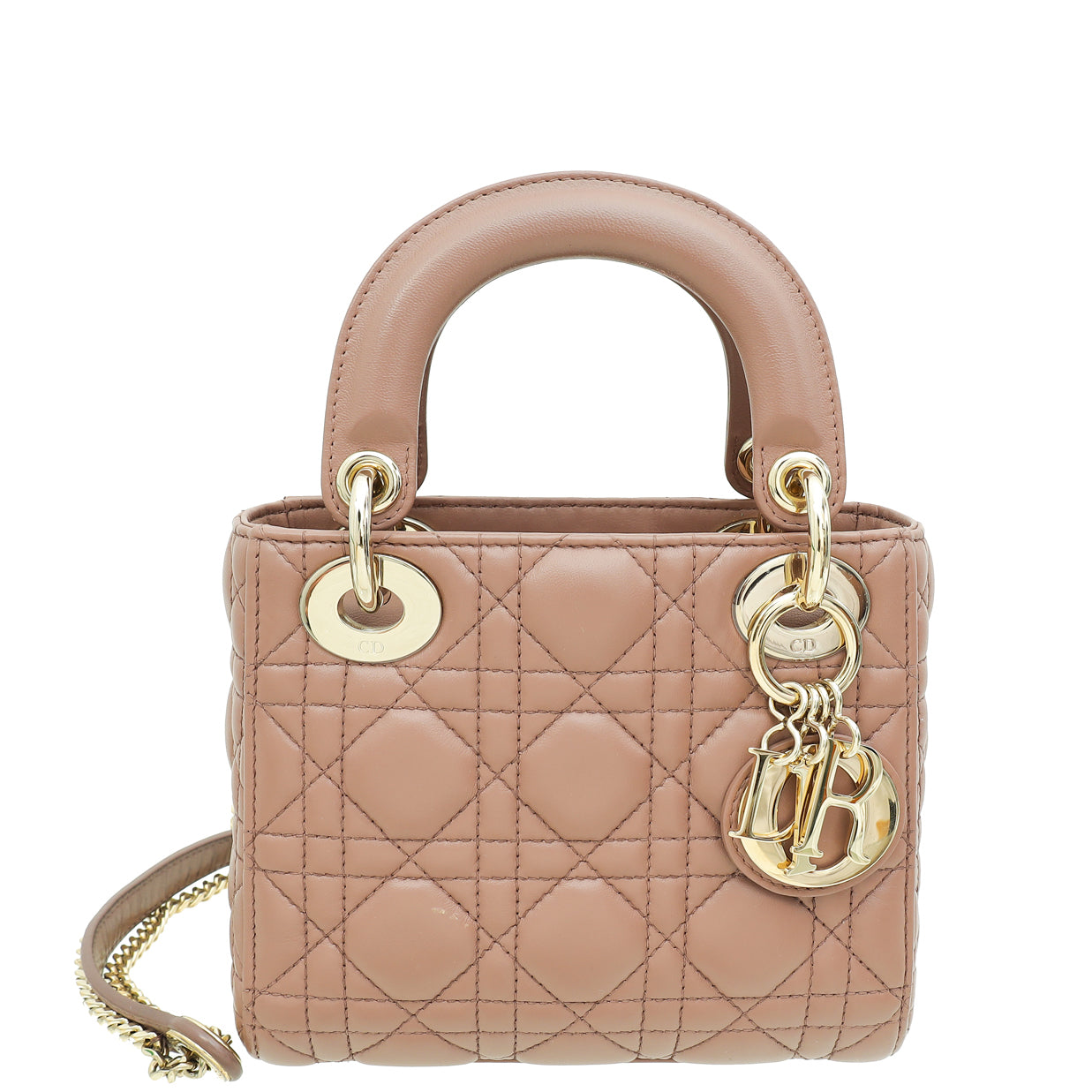 Dior Handbag Christian Blush Lady Bag Mini Chain Shoulder Bag