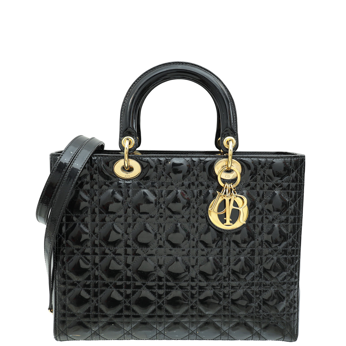 Dior Handbag Christian Lady Bag 14 Black Large Shoulder Bag