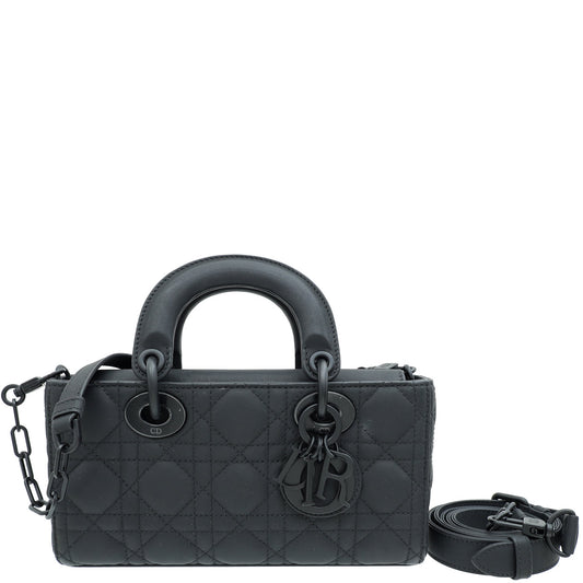 Dior Handbag Christian Ultramatte D-Joy Bag Black Small Shoulder Bag
