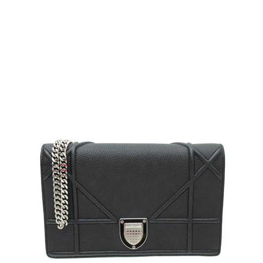 Dior Shoulder Bag Christian ama Wallet on Black Chain