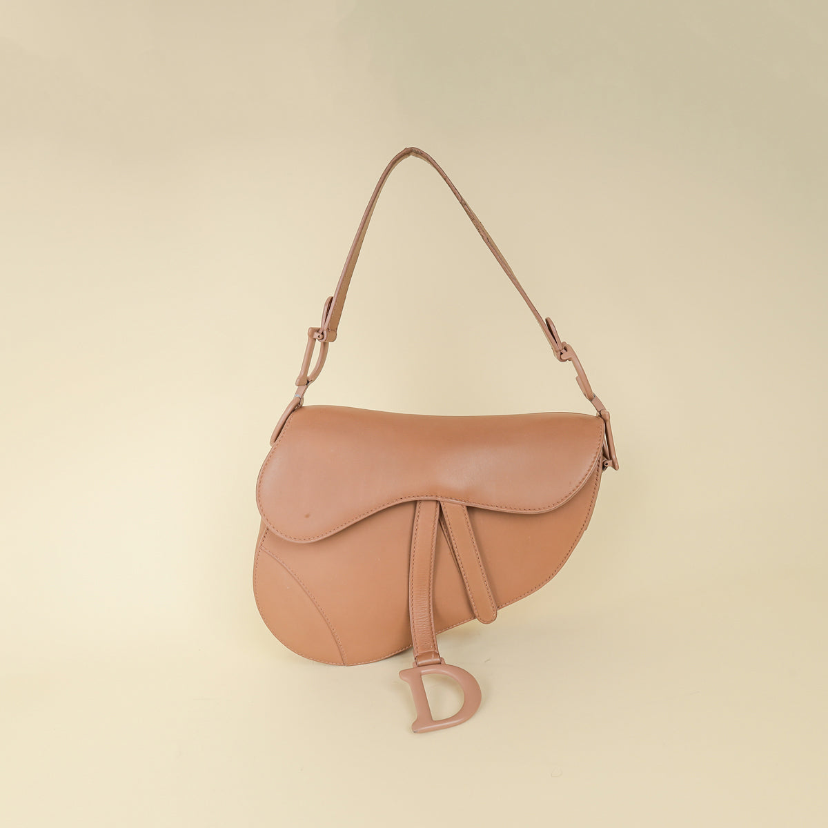 Dior Handbag Christian Rose Des Vents Ultramatte Saddle Bag Medium Shoulder Bag