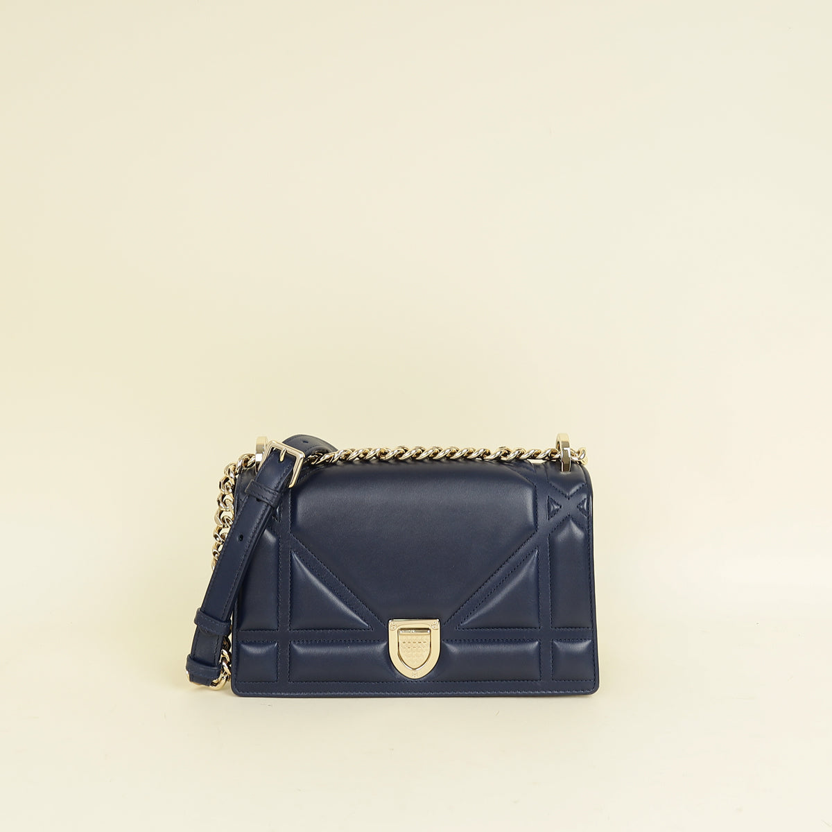 Dior Handbag Christian ama Bag Blue Navy Small Shoulder Bag