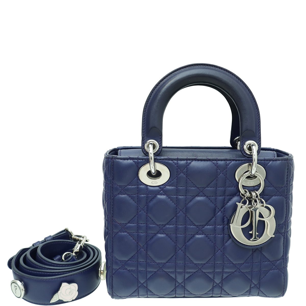 Dior Handbag Christian Lady My ABC Bag Blue Navy Small Shoulder Bag