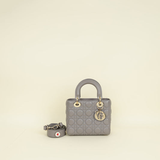 Dior Handbag Christian Grey My ABC Lady Bag Gray Small Shoulder Bag