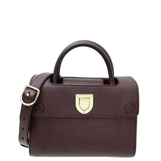 Dior Handbag Christian Burgundy ever Bag Small Top Handle Shoulder Bag