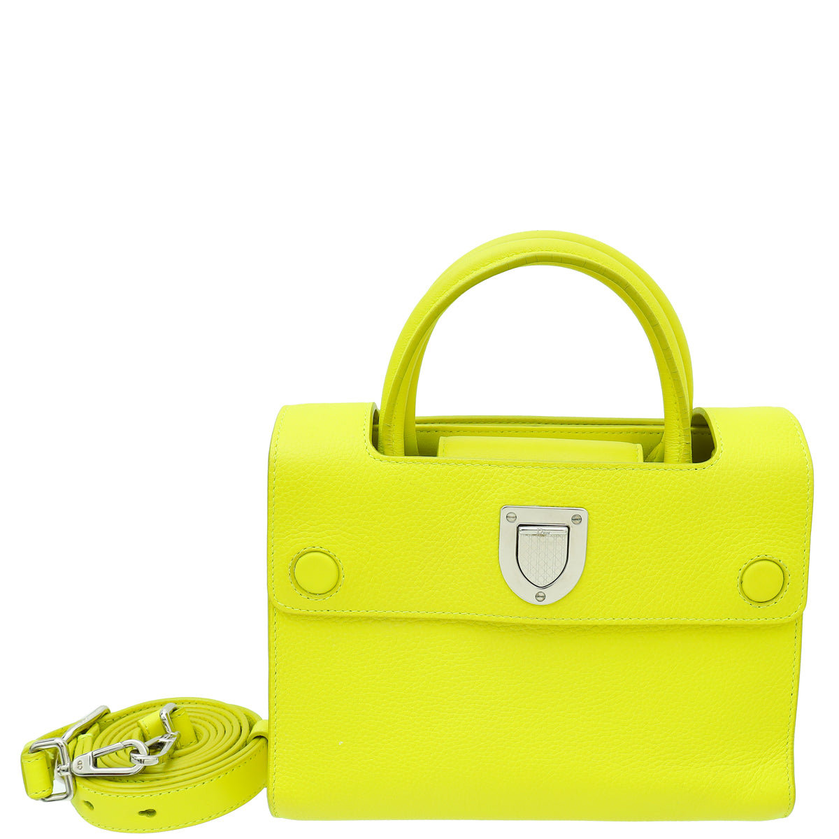 Dior Handbag Christian Neon ever Bag Yellow Mini Top Handle Shoulder Bag