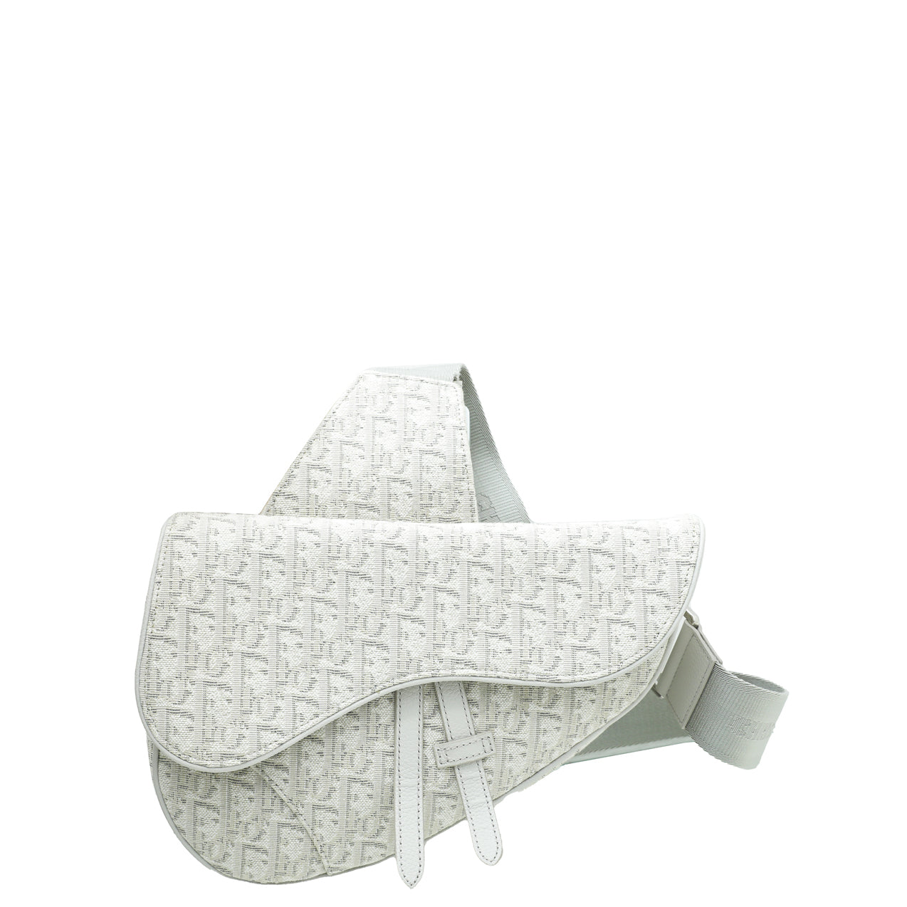 Dior Handbag Christian Bicolor Oblique Jacquard Saddle Bag for Shoulder Bag
