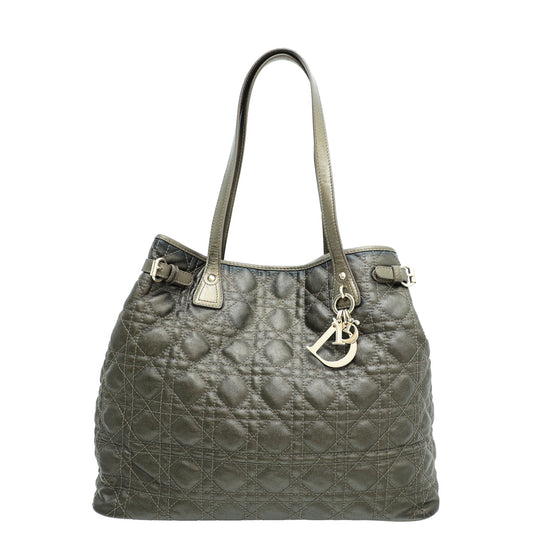 Dior Handbag Christian Panarea Tote Bag Brown Medium Shoulder Bag