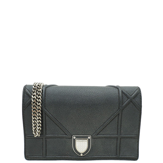 Dior Shoulder Bag Christian ama Wallet On 2 Black Chain