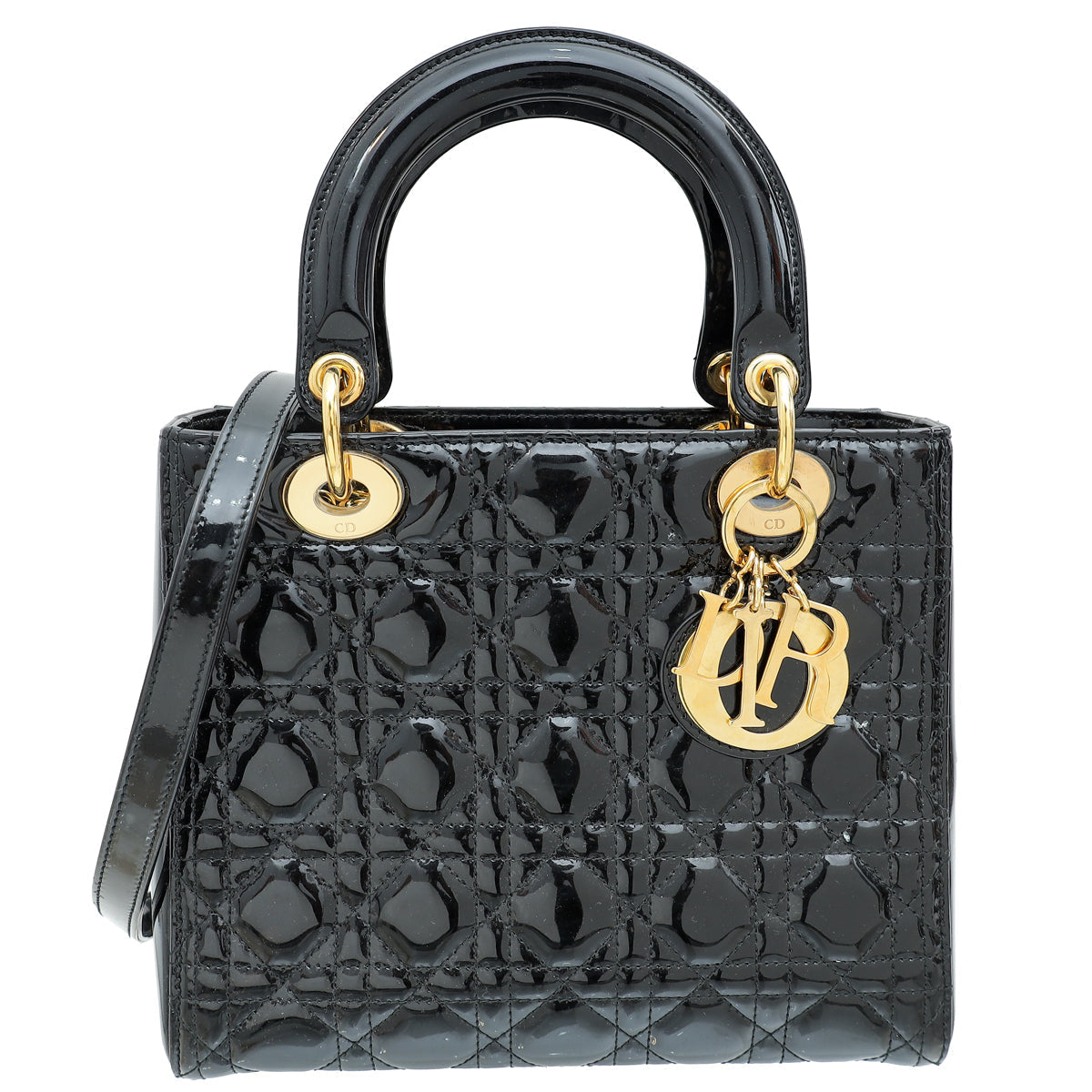 Dior Handbag Christian Lady Bag 17 Black Medium Shoulder Bag