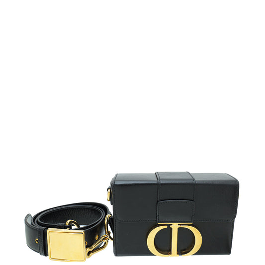 Dior Handbag Christian 30 Montaigne Box Shoulder Bag Black