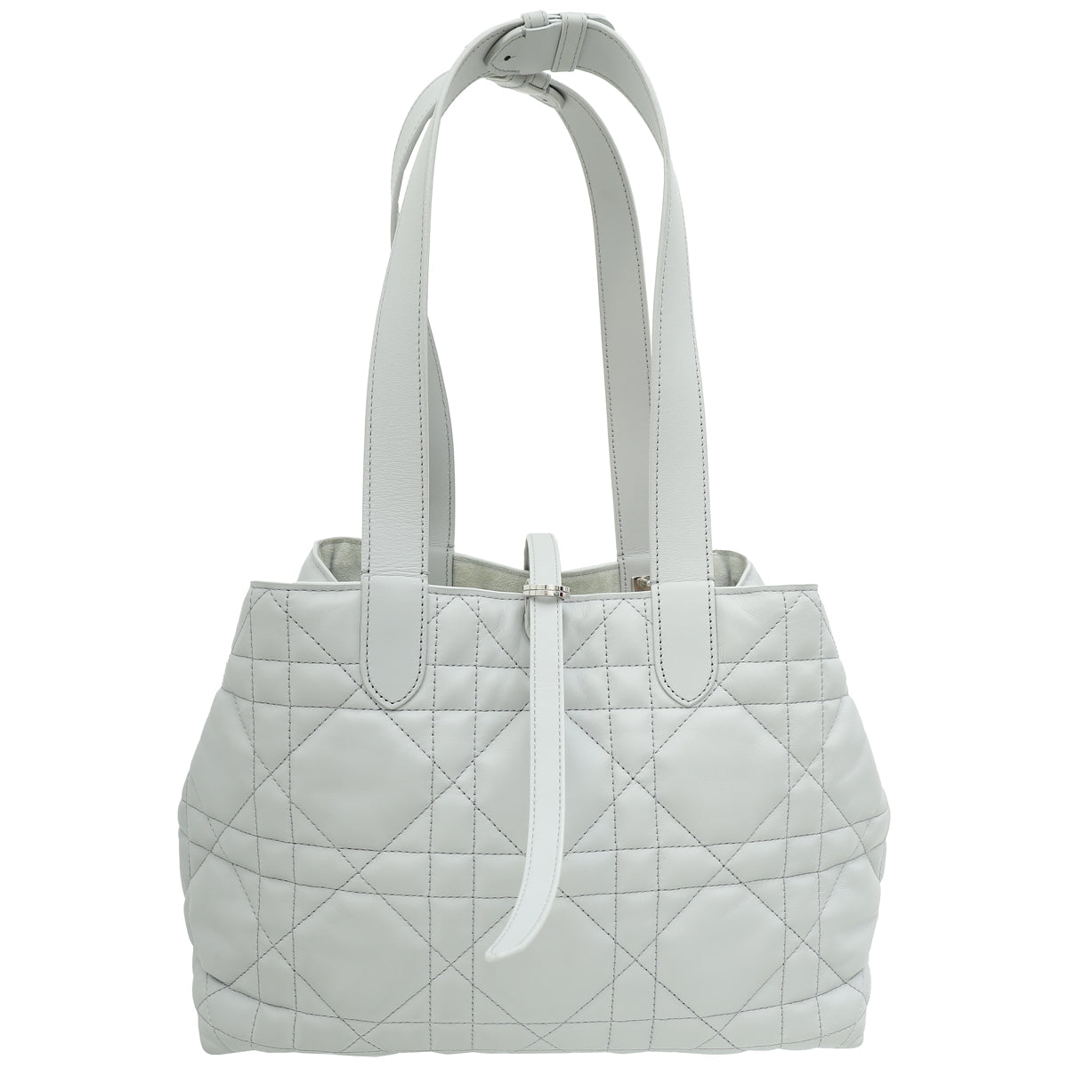Dior Handbag Christian Stone Grey Macrocannage Toujours Bag Gray Medium Shoulder Bag