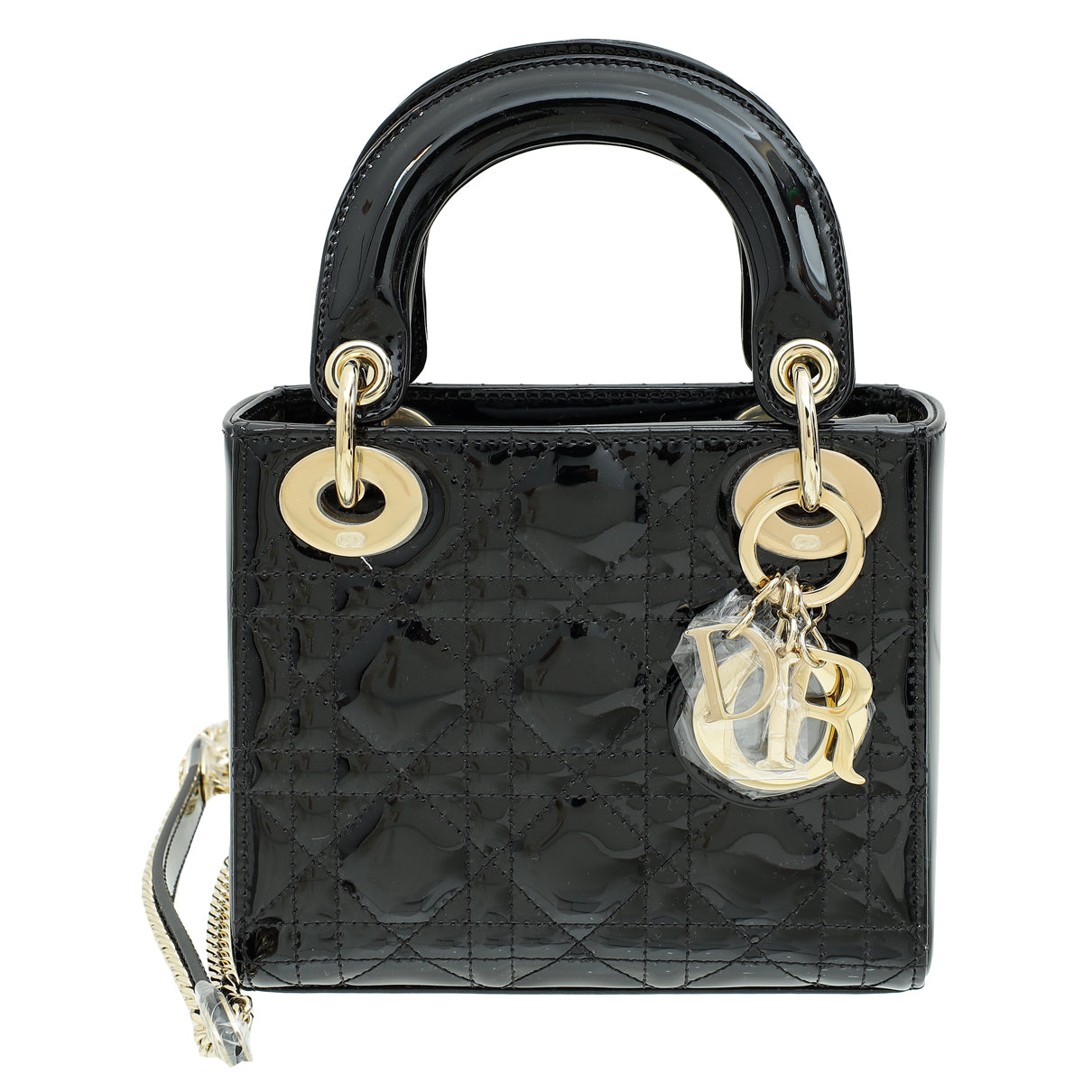 Dior Handbag Christian Lady Bag Black Mini Chain Shoulder Bag