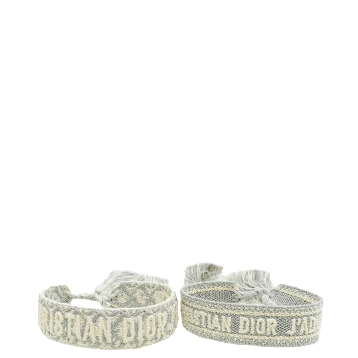 Dior Jewelry Christian Bicolor J'a Bracelet Set 5 Embroidered