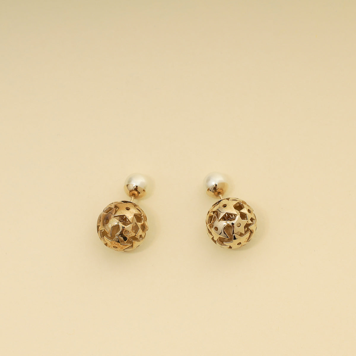 Dior Jewelry Christian Tone Pearl Star Mise En Tribal Gold