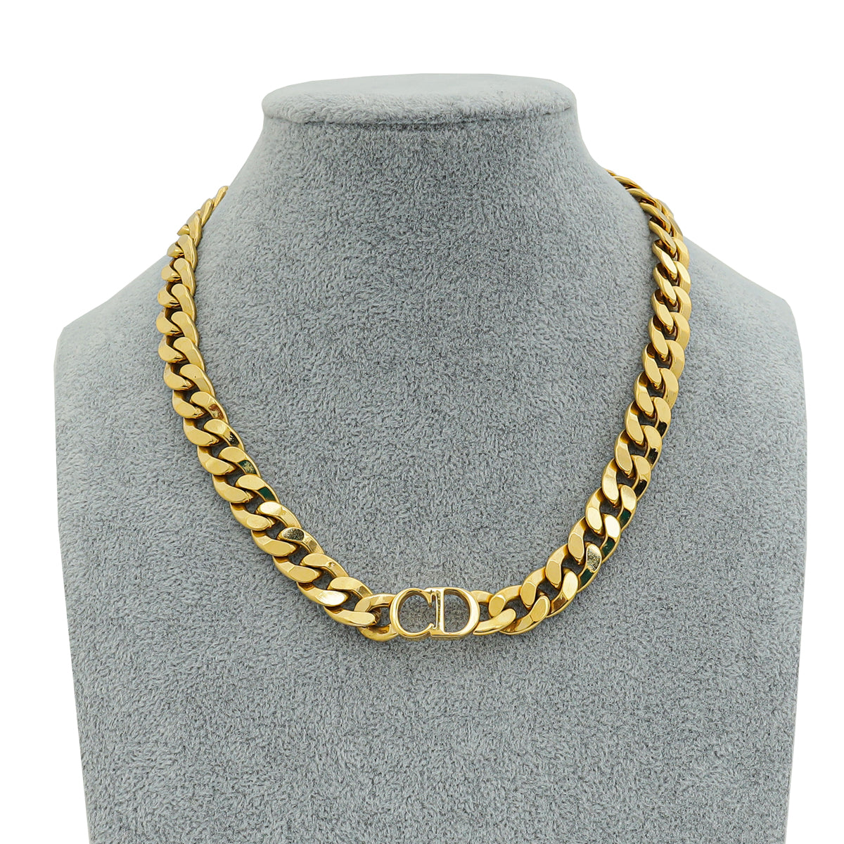 Dior Jewelry Christian Finish 30 Montaigne Choker Necklace 2 Gold