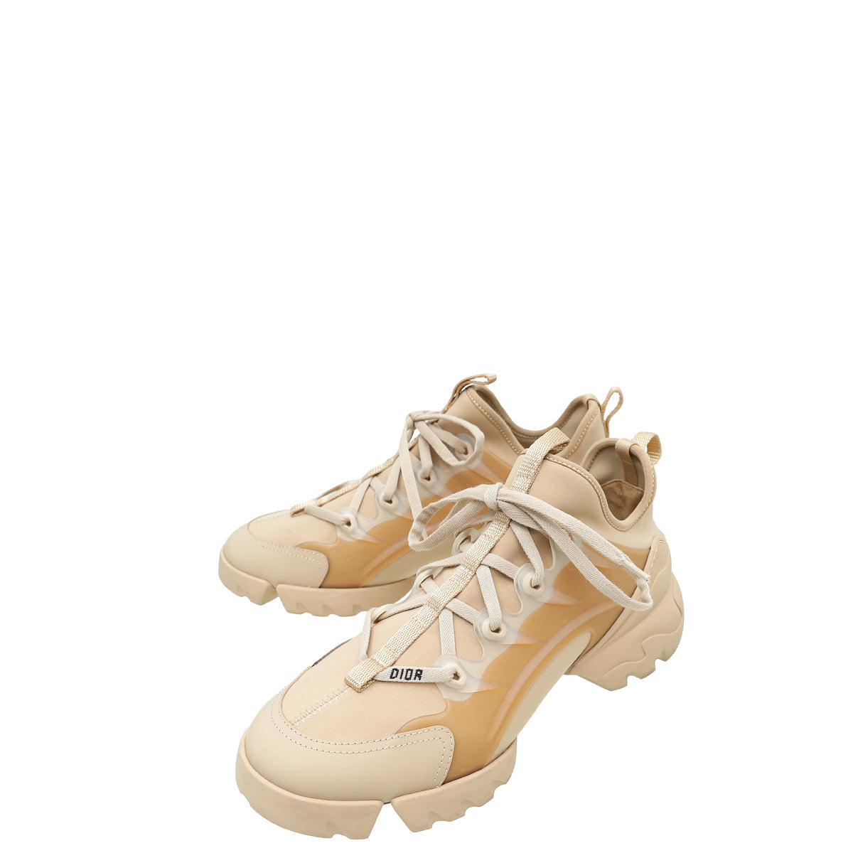 Dior Shoe Christian Nude D Connect Technical Fabric Sneaker Shoes Fabric Sneaker 41