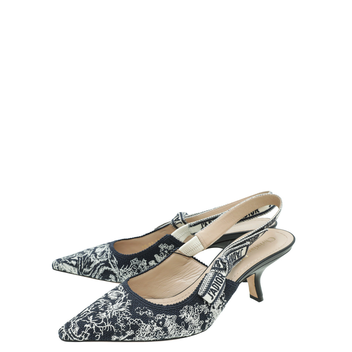 Dior Sling Bag Christian Bicolor J'a Toile De Jouy Shoes