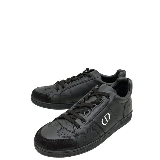 Dior Shoe Christian CD Lace Up Sneakers 36 Black Shoes
