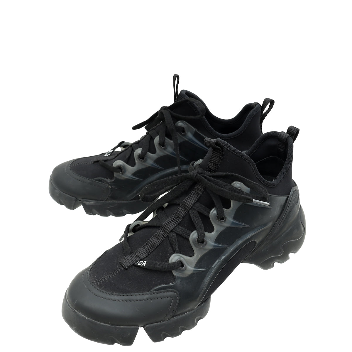 Dior Shoe Christian D Connect Sneakers 38 Black Shoes