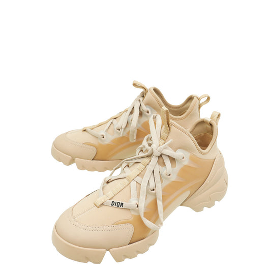 Dior Shoe Christian Nude D-Connect Sneakers 38 Shoes