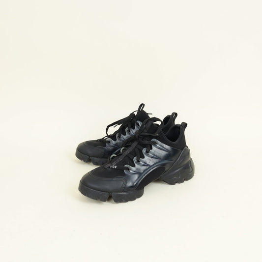 Dior Shoe Christian D Connect Sneakers 38 2 Black Shoes