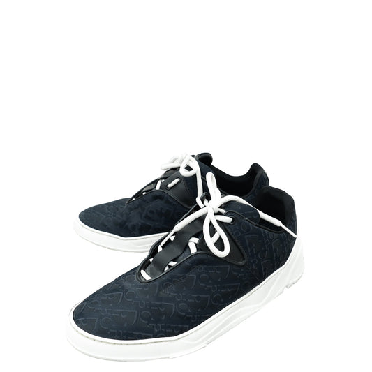 Dior Shoe Christian Bicolor Homme Oblique Lace Up Sneakers Nylon Shoes