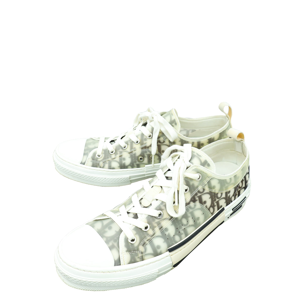 Dior Shoe Christian Bicolor B23 Low Top Sneakers 44 Shoes