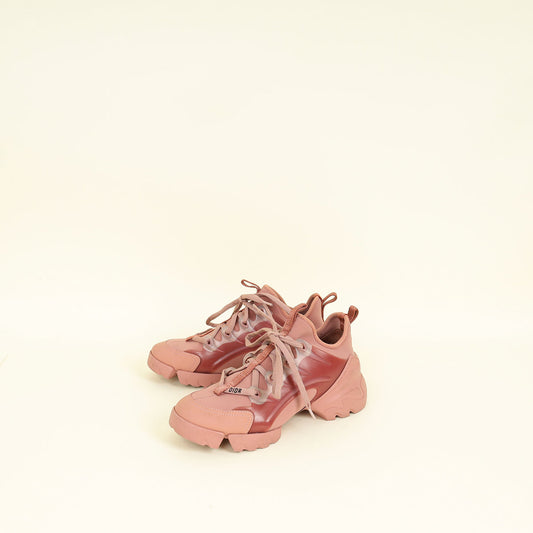 Dior Shoe Christian Dusty D-Connect Sneaker 36.5 Pink Shoes
