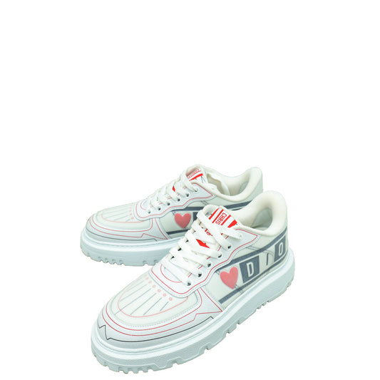 Dior Shoe Christian Bicolor amour Addict Sneaker 37 Shoes