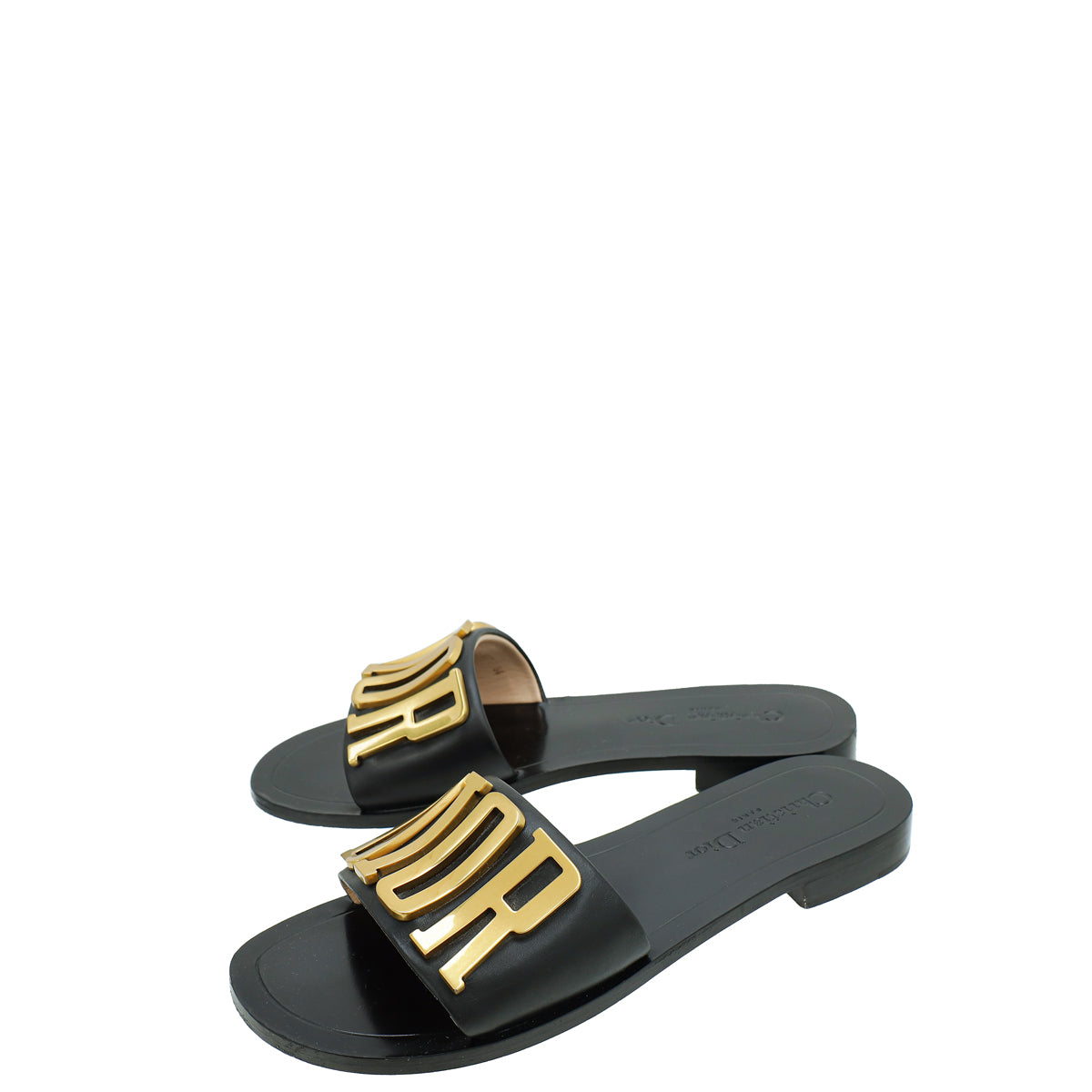 Dior Shoe Christian Dio r evolution Slide Sandals 38 Black Shoes