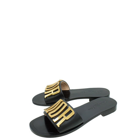 Dior Shoe Christian Dio r evolution Slide Sandals 38 Black Shoes