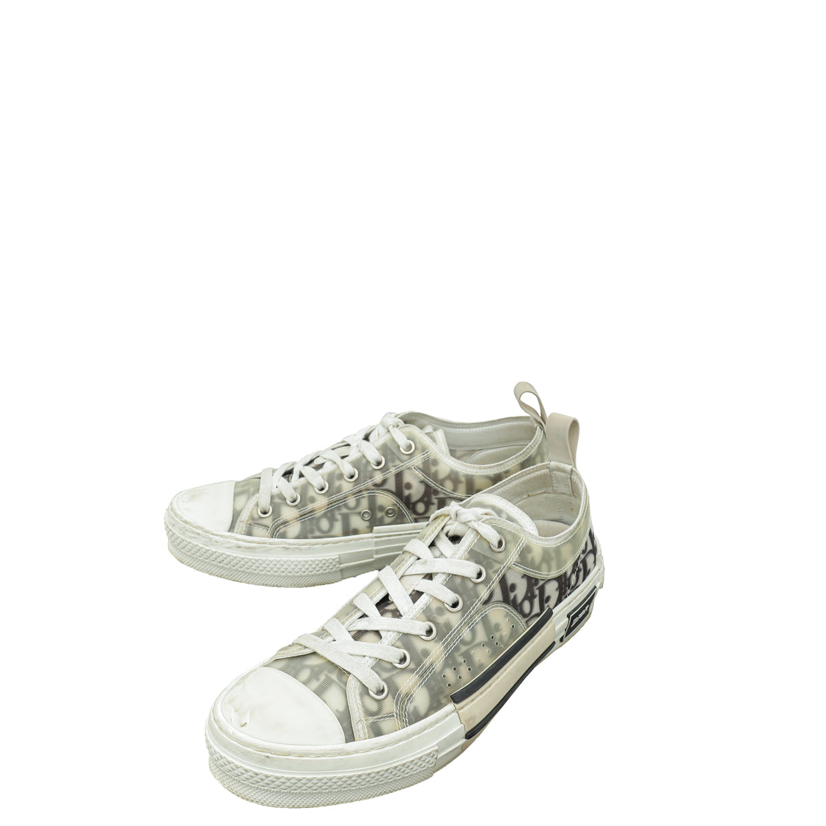 Dior Shoe Christian Bicolor Oblique B23 Low Top Sneaker Shoes