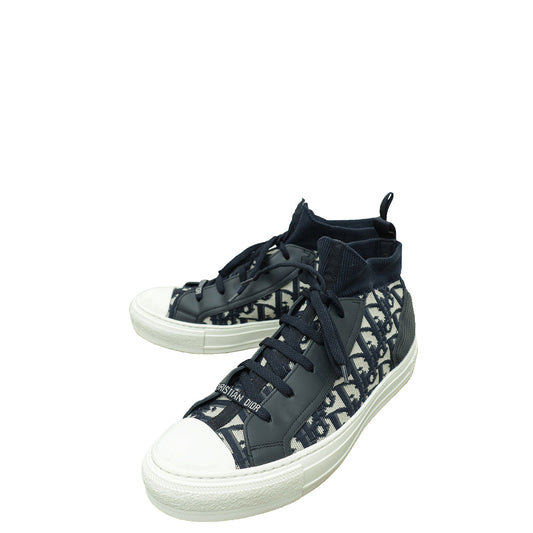 Dior Shoe Christian Oblique 'N' Sneaker 41 Blue Navy Shoes