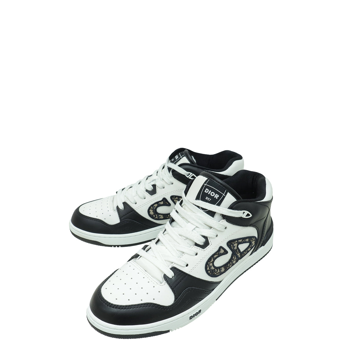 Dior Shoe Christian Bicolor B57 Mid Top Sneaker 43 Shoes