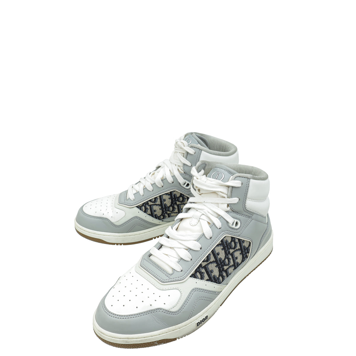 Dior Shoe Christian Bicolor B27 Oblique Galaxy Ankle Sneaker Shoes