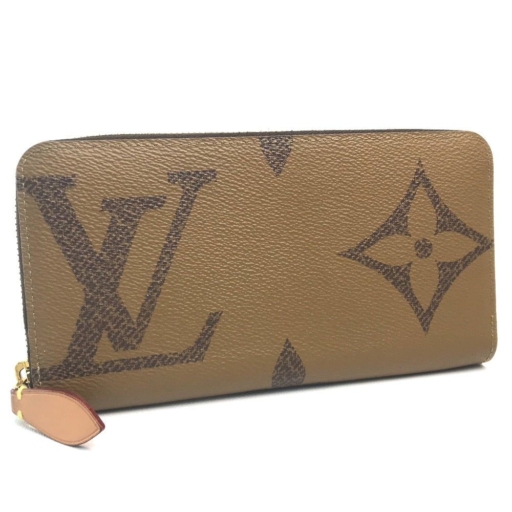 Louis Vuitton Long Purse M67687 reverse Giant Monogram Canvas Brown Wallet Case